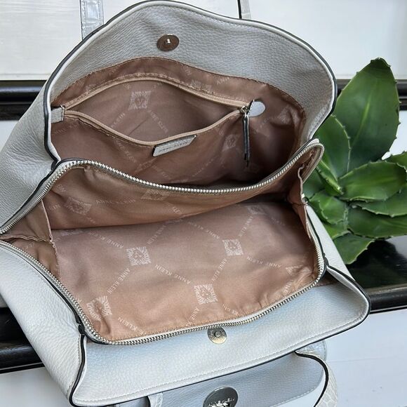 Anne Klein 2-in-1 Shoulder Tote Removable  Clutch Like New Versatile Bag - Picture 10 of 12